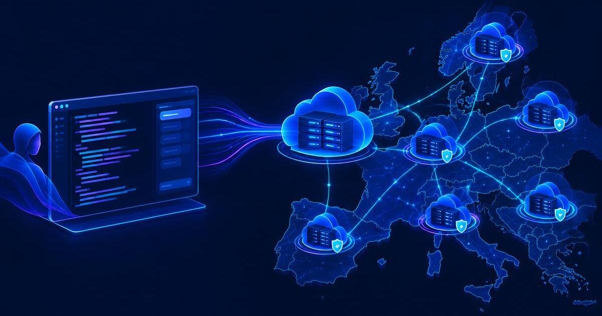 Claude Code connected to secure European cloud regions