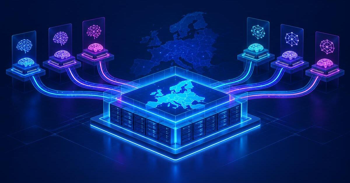 Several AI models connected to one European deployment plane