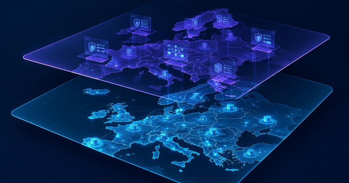 Layered view of European data residency and operational sovereignty